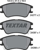 Textar Brake Pad Set - 2427701