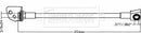 Borg & Beck Brake Hose  - BBH8073 fits Jeep Cherokee 2.8 CRD 01-08