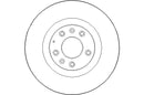 Disctech Brake Disc (Single) - Fits Mazda - ABD3071 - Front Axle