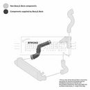 Borg & Beck Turbo Hose  - BTH1343 fits Mercedes 203 C200 C220 CDi