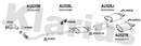 Klarius AU525M - Front Pipe  - Fits Audi A4 2.0TFSi Quattro