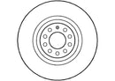 Disctech Brake Disc (Single) - Fits Audi, Bmw - ABD2886 - Front Axle