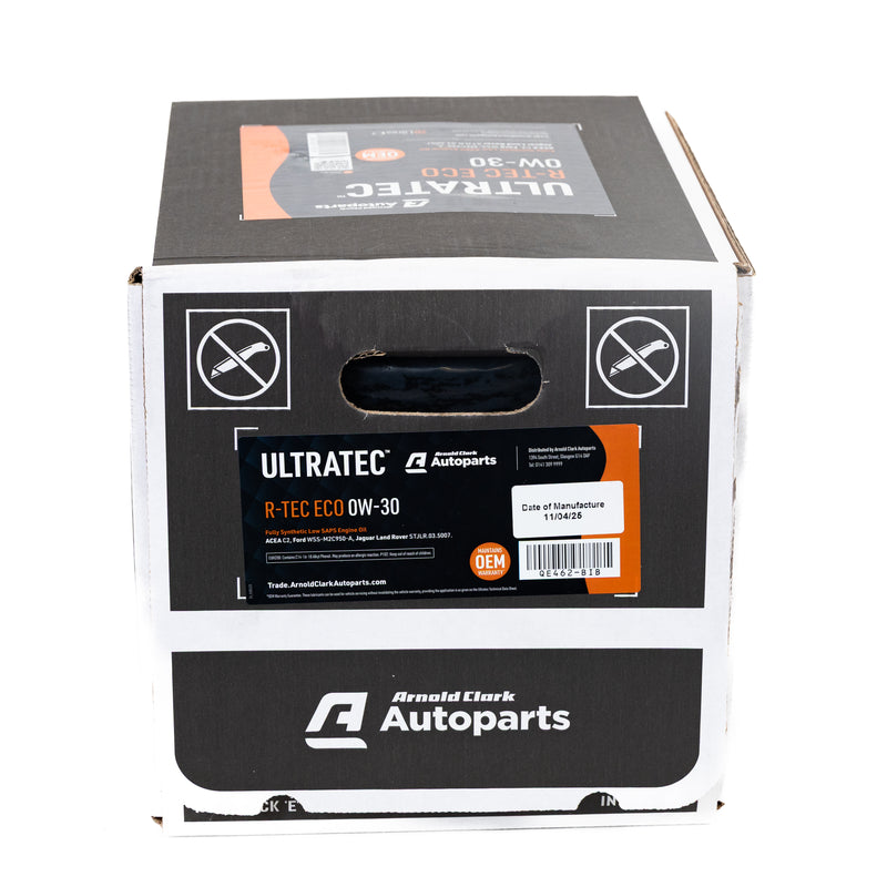 Ultratec R-TEC 0W30 C2 LSF - Bag in Box 20 Litre Engine Oil