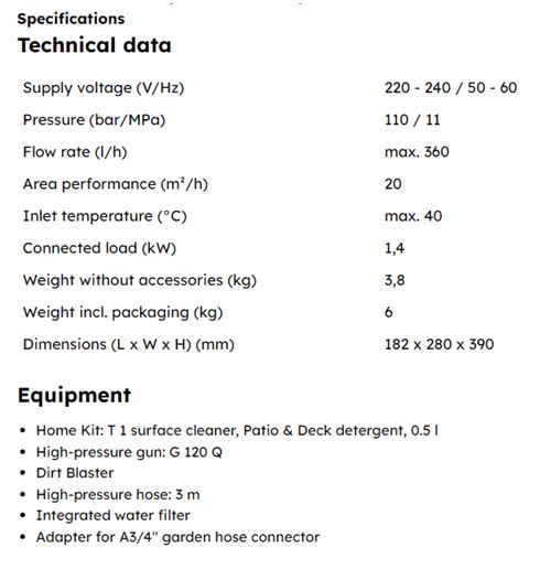 Karcher K2 Universal Edition Home Pressure Washer 2024 model 1.673-524.0