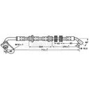 Borg & Beck Brake Hose  - BBH7210 fits Suzuki Grand Vitara 98-