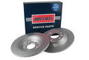 Borg & Beck Brake Disc (Pair)  - BBD5669