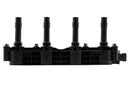 HELLA 5DA 358 000-891 Ignition Coil - 12V - 4-pin connector - Bolted