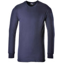 Portwest Thermal Long Sleeve T-Shirt - Navy - Small - B123NARS