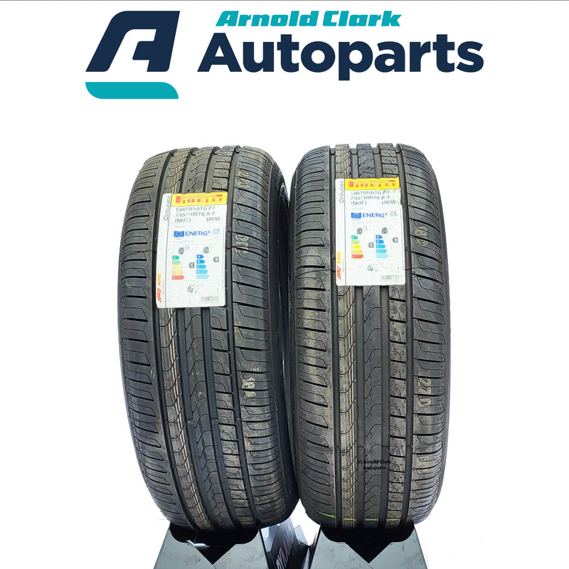 【送料無料】245/50R18 100W（PIRELLI）CintuRato P7 4本 A.821 Pirelli Cinturato P7 Run Flat Tire 245&frasl;50R18 100W 260 AA A - FREE ROAD  HAZARD!
