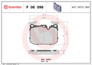 Brembo Brake Pad Set - P06096
