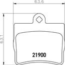 Mintex Brake Pad Set fits -MercedesBenz MDB1858 (also fits other vehicles)