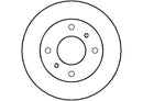 Disctech Brake Disc (Single) - Fits Bmw, Nissan - ABD3453 - Front Axle
