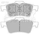 Key Parts Brake Pad Set - KBP1761 fits Vauxhall, Renault, Nissan