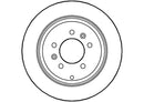 Disctech Brake Disc (Single) - Fits Daimler, Renault - ABD3500 - Rear Axle