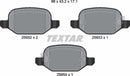 Fiat, Brake Pad Set - Textar 25652012350701