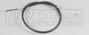 First Line Brake Cable LH & RH - FKB2389 fits BMW Z3 1.9 1997-