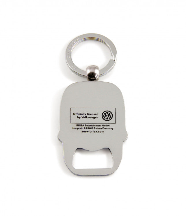VW T1 Bus Key Ring With Bottle Opener In Blister Packaging - Red