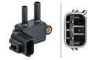 HELLA 6PP 009 409-611 Sensor, exhaust pressure - 3-pin connector - Screw Connection
