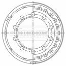 Borg & Beck Brake Drum - BBR32555
