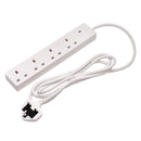 Non-Branded 4 WAY 2M Extension Lead - 09657
