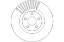 Disctech Brake Disc (Single) - Fits Ford - ABD3246 - Front Axle