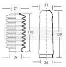 First Line Steering Gaiter Kit  - FSG3005 fits Volkswagen