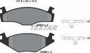 Textar Brake Pad Set - 2088707