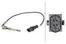 HELLA 6PT 358 181-211 Sensor, exhaust gas temperature - 2-pin connector