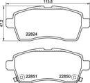 Mintex Brake Pad Set fits -Suzuki MDB4029 (also fits other vehicles)