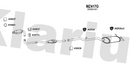 Klarius MZ417G - Box With Tail Pipe  - Fits Mercedes C200 2.2CDi
