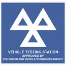 Castle Promotions Rigid Sign - MOT Testing - 625mm x 600mm - SS036F