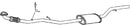 Klarius GM437J - Box With Centre Pipe  - Fits Opel Agila 1.0i