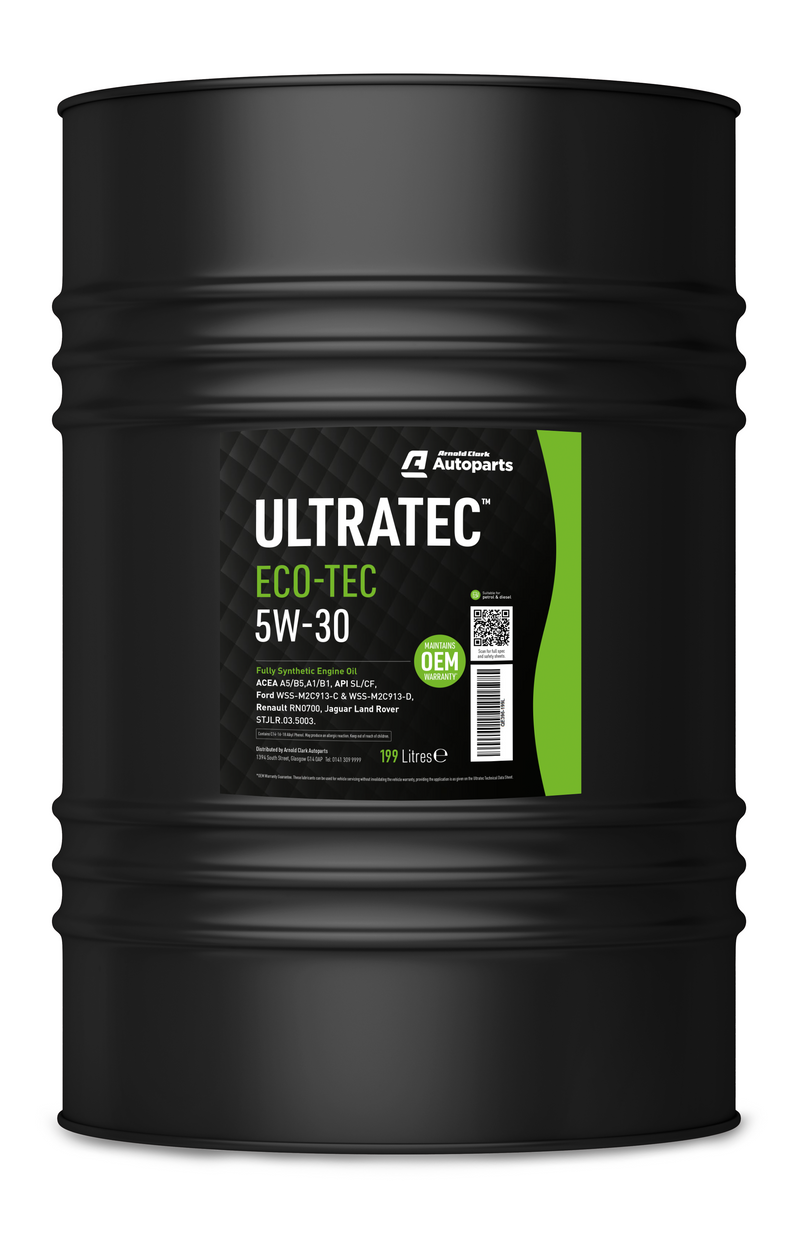 Ultratec ECO-TEC F1 5W30 - 199 Litre Barrel Engine Oil