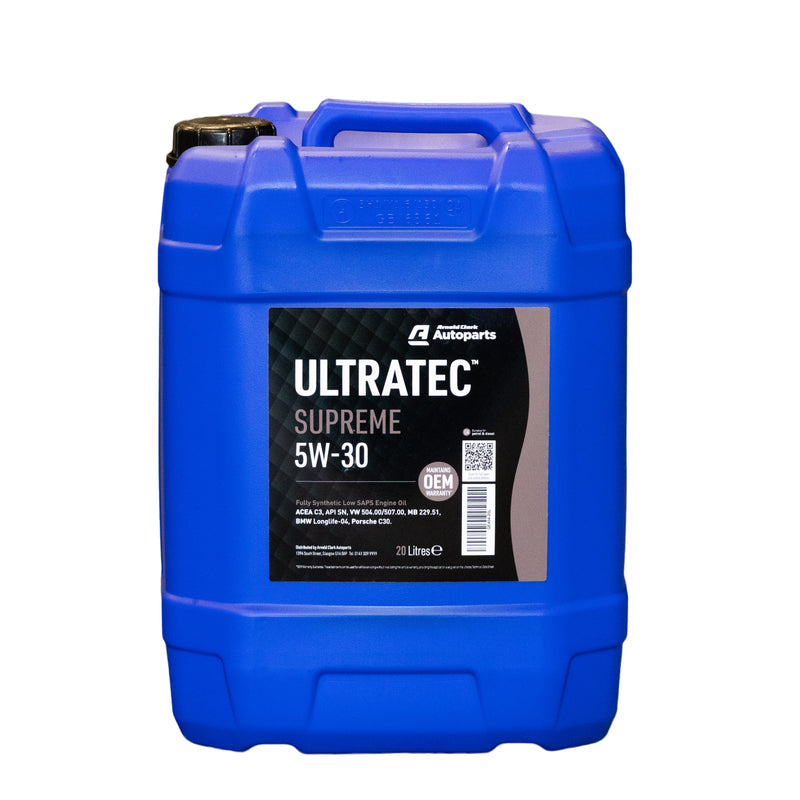 Ultratec Supreme 5W30 - 20 Litre Engine Oil