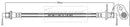 Borg & Beck Brake Hose  - BBH7937 fits Toyota Auris,Corolla,Verso