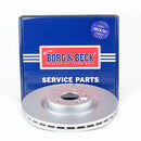 Borg & Beck Brake Disc Single  - BBD5960S fits Volvo S80,V70 01/08-