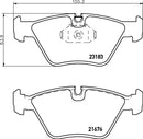 Mintex Brake Pad Set fits -BMW MG Rover Wiesmann MDB2620 (also fits other vehicles)