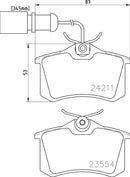 Mintex Brake Pad Set fits -Audi MDB2147 (also fits other vehicles)