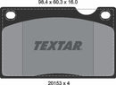 Textar Brake Pad Set - 2015302