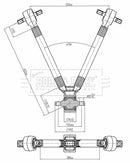 Borg & Beck Track Control Arm - BCA33172