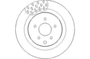 Disctech Brake Disc (Single) - Fits Mazda - ABD3007 - Front Axle