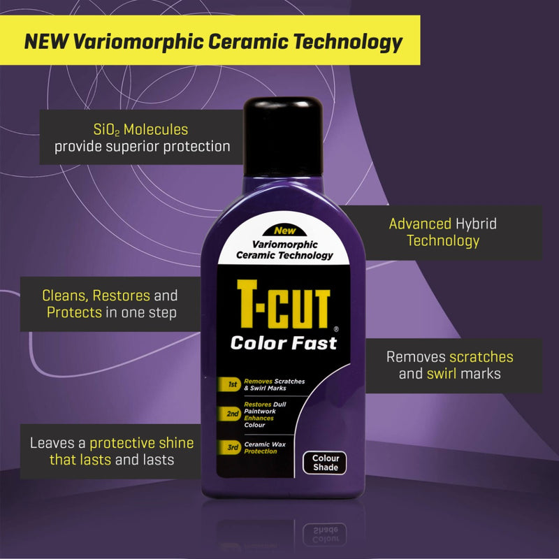 T-Cut Color Fast Ceramic Purple 500ml - TETCFC012
