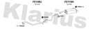 Klarius FE1109J - Centre Pipe  - Fits Ford Fiesta 1.4TDCi