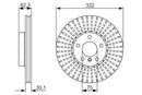 Bosch Brake Disc > Single Bd1469 Part No - 0986479624