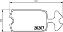 Mintex Brake Pad Set fits -Citroën MDB1029 (also fits other vehicles)