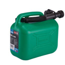 Draper Plastic Fuel CAN - 5L - Green - 09052