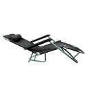 EasiRecline Black Sun Lounger