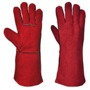 Portwest Welders Gauntlet - Red - X Large - A500RERXL
