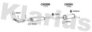 Klarius CN558W - Box With Centre Pipe  - Fits Citroen Xsara Picasso 2.0i