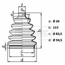 Borg & Beck Cv Joint Boot Kit  - BCB6435 fits Mercedes S Class (W222)